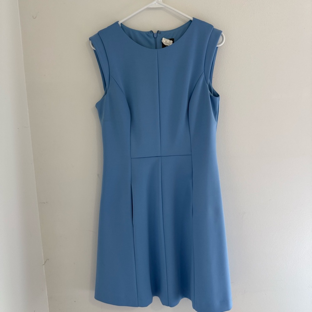 Elegant Blue Sleeveless Dress